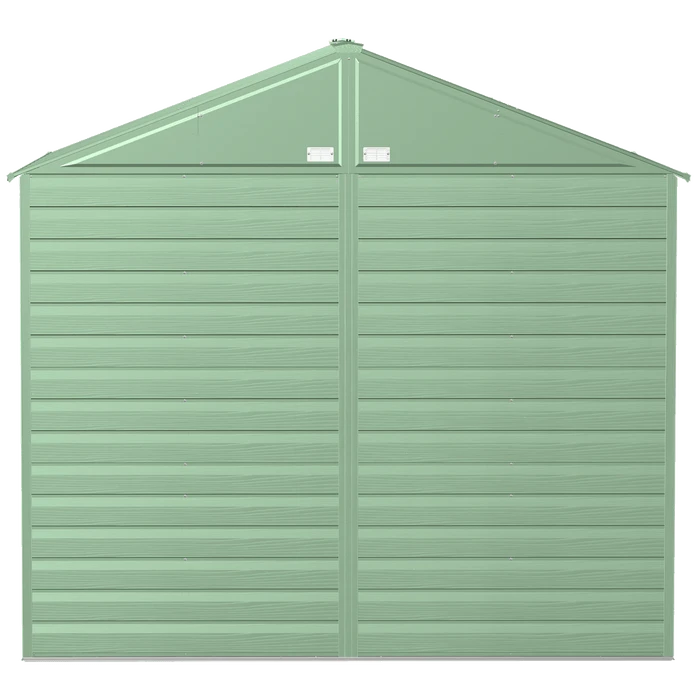 Arrow Select Steel Storage Shed, Peak, Sage Green 8 Arrow Select Steel Storage Shed, Peak, Sage Green - Image 6