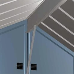 Arrow Select Steel Storage Shed, 10x14, Blue Grey -Shelterlogic scgbg detail image 02 2
