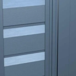 Arrow Select Steel Storage Shed, 8x8, Blue Grey -Shelterlogic scgbg detail image 04 3