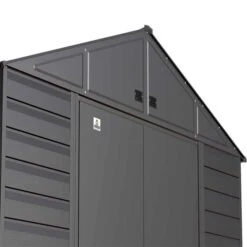 Arrow Select Steel Storage Shed, 10x8, Charcoal 22 Arrow Select Steel Storage Shed, 10x8, Charcoal -Shelterlogic scgcc detail image 01 1
