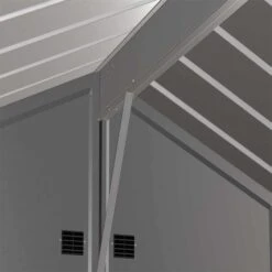 Arrow Select Steel Storage Shed, 10x12, Charcoal 23 Arrow Select Steel Storage Shed, 10x12, Charcoal -Shelterlogic scgcc detail image 02