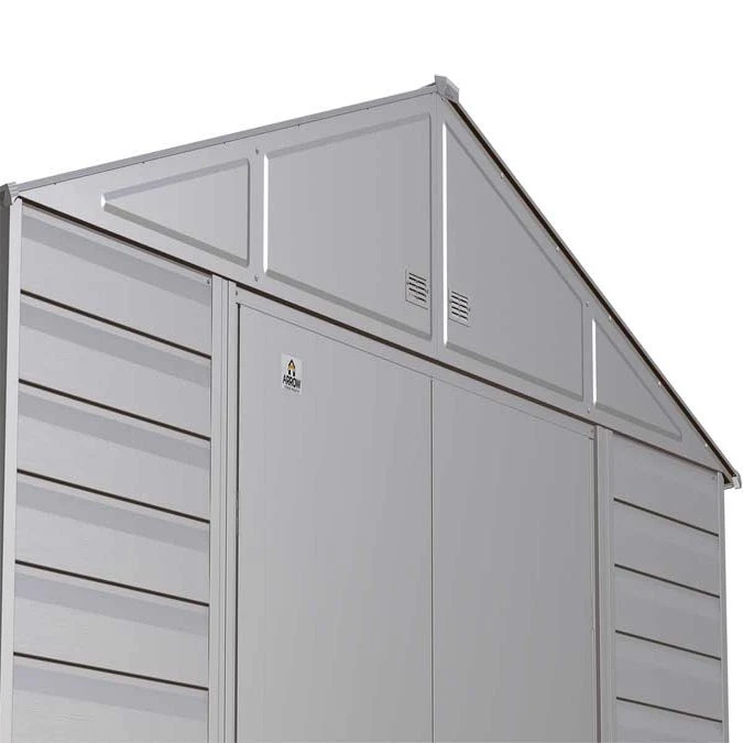 Arrow Select Steel Storage Shed, 10x8, Flute Grey 11 Arrow Select Steel Storage Shed, 10x8, Flute Grey - Image 9