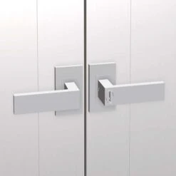 Arrow Select Steel Storage Shed, 8x8, Flute Grey 27 Arrow Select Steel Storage Shed, 8x8, Flute Grey -Shelterlogic scgfg detail image 03 2