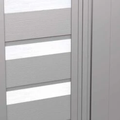 Arrow Select Steel Storage Shed, 10x8, Flute Grey 25 Arrow Select Steel Storage Shed, 10x8, Flute Grey -Shelterlogic scgfg detail image 04 1