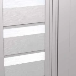 Arrow Select Steel Storage Shed, Peak, Flute Grey -Shelterlogic scgfg detail image 04 4