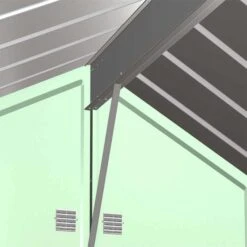 Arrow Select Steel Storage Shed, 8x8, Sage Green 26 Arrow Select Steel Storage Shed, 8x8, Sage Green -Shelterlogic scgsg detail image 02 2