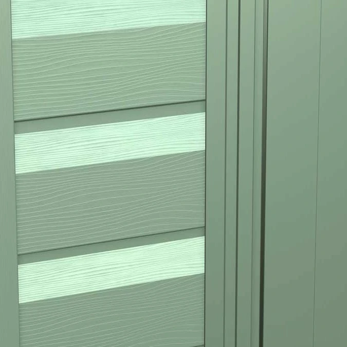 Arrow Select Steel Storage Shed, Peak, Sage Green 14 Arrow Select Steel Storage Shed, Peak, Sage Green - Image 12