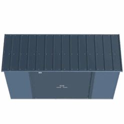 Arrow Select Steel Storage Shed, 10x4, Blue Grey 19 Arrow Select Steel Storage Shed, 10x4, Blue Grey -Shelterlogic scp104bg silo image 03