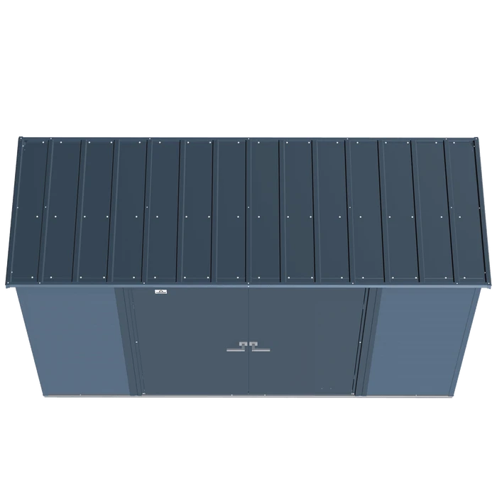 Arrow Select Steel Storage Shed, 10x4, Blue Grey 7 Arrow Select Steel Storage Shed, 10x4, Blue Grey - Image 5