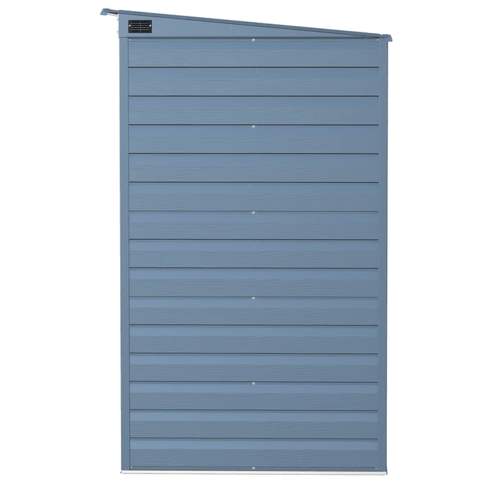Arrow Select Steel Storage Shed, 10x4, Blue Grey 8 Arrow Select Steel Storage Shed, 10x4, Blue Grey - Image 6