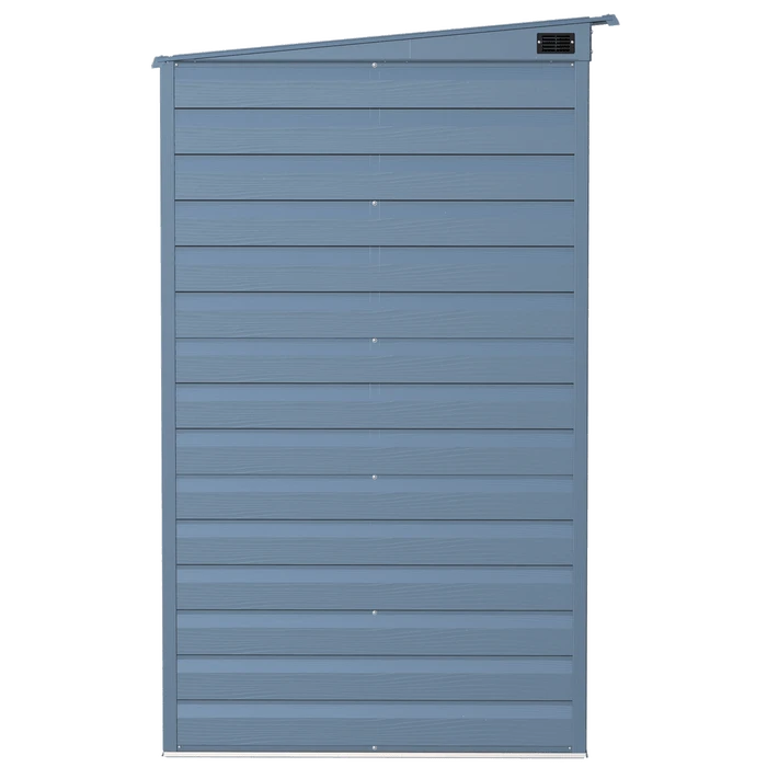 Arrow Select Steel Storage Shed, 10x4, Blue Grey 11 Arrow Select Steel Storage Shed, 10x4, Blue Grey - Image 9