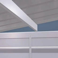 Arrow Select Steel Storage Shed, 6x4, Blue Grey 26 Arrow Select Steel Storage Shed, 6x4, Blue Grey -Shelterlogic scp64bg scp84bg scp104bg detail 01 2