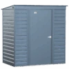 Arrow Select Steel Storage Shed, 6x4, Blue Grey 1 Arrow Select Steel Storage Shed, 6x4, Blue Grey -Shelterlogic scp64bg silo image 01 1