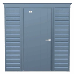 Arrow Select Steel Storage Shed, 6x4, Blue Grey 19 Arrow Select Steel Storage Shed, 6x4, Blue Grey -Shelterlogic scp64bg silo image 02 1