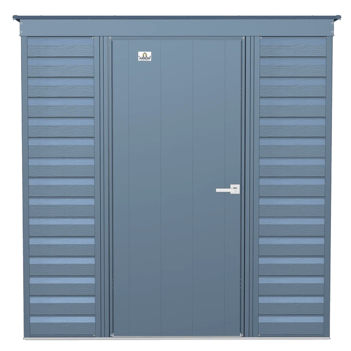 Arrow Select Steel Storage Shed, 6x4, Blue Grey 6 Arrow Select Steel Storage Shed, 6x4, Blue Grey - Image 4
