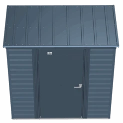 Arrow Select Steel Storage Shed, 8x8, Blue Grey -Shelterlogic scp64bg silo image 03