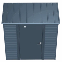 Arrow Select Steel Storage Shed, 6x4, Blue Grey 20 Arrow Select Steel Storage Shed, 6x4, Blue Grey -Shelterlogic scp64bg silo image 03 1