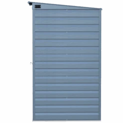 Arrow Select Steel Storage Shed, 8x8, Blue Grey -Shelterlogic scp64bg silo image 04