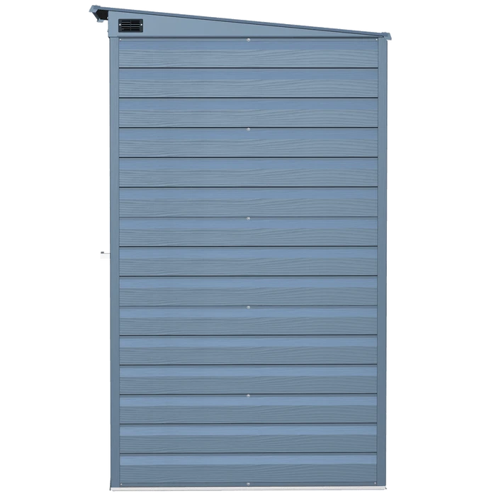 Arrow Select Steel Storage Shed, 6x4, Blue Grey 8 Arrow Select Steel Storage Shed, 6x4, Blue Grey - Image 6