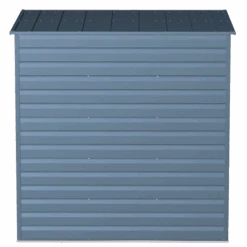 Arrow Select Steel Storage Shed, 8x8, Blue Grey -Shelterlogic scp64bg silo image 05