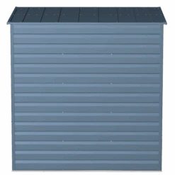 Arrow Select Steel Storage Shed, 6x4, Blue Grey 22 Arrow Select Steel Storage Shed, 6x4, Blue Grey -Shelterlogic scp64bg silo image 05 1