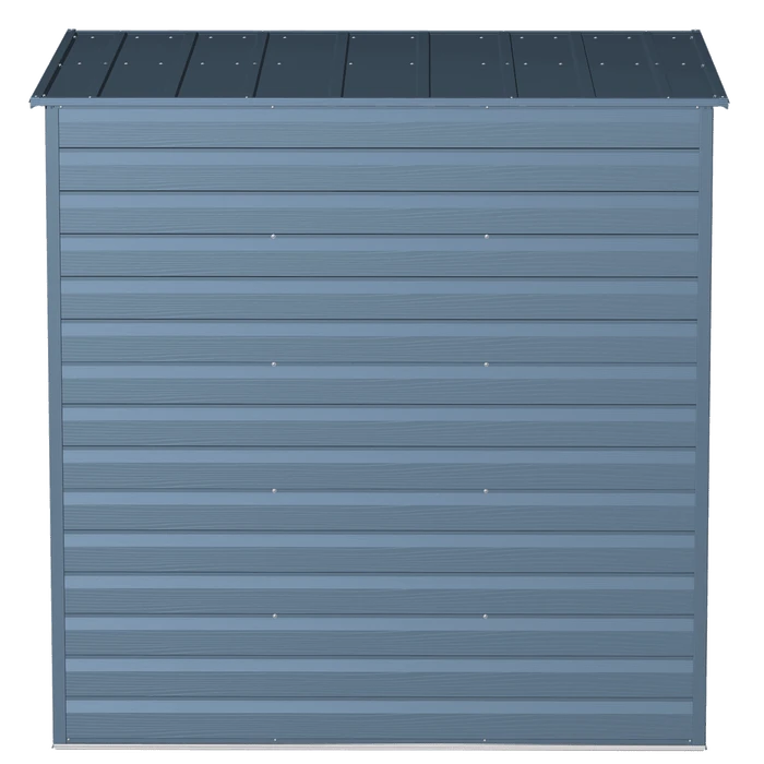Arrow Select Steel Storage Shed, 6x4, Blue Grey 9 Arrow Select Steel Storage Shed, 6x4, Blue Grey - Image 7
