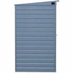 Arrow Select Steel Storage Shed, 8x8, Blue Grey -Shelterlogic scp64bg silo image 07