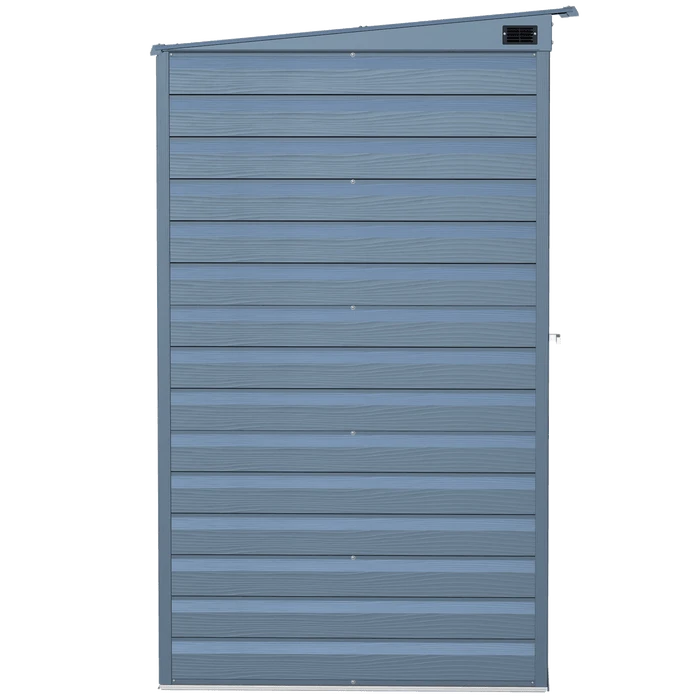 Arrow Select Steel Storage Shed, 6x4, Blue Grey 11 Arrow Select Steel Storage Shed, 6x4, Blue Grey - Image 9