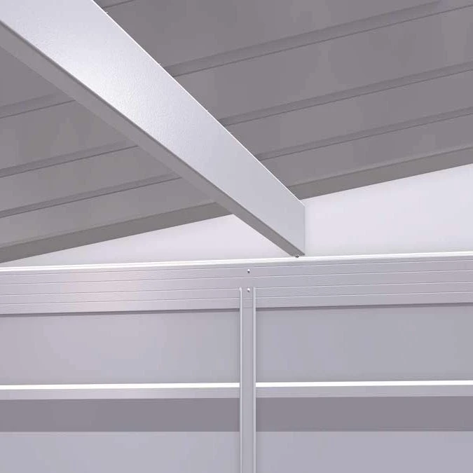 Arrow Select Steel Storage Shed, 6x4, Flute Grey 12 Arrow Select Steel Storage Shed, 6x4, Flute Grey - Image 10