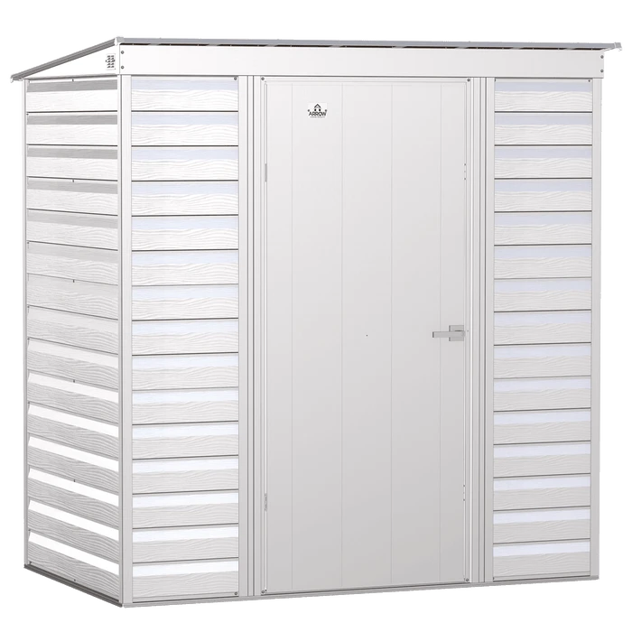 Arrow Select Steel Storage Shed, 6x4, Flute Grey 3 Arrow Select Steel Storage Shed, 6x4, Flute Grey
