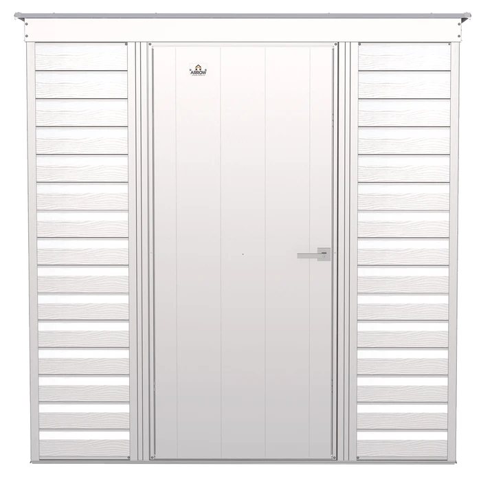 Arrow Select Steel Storage Shed, 6x4, Flute Grey 6 Arrow Select Steel Storage Shed, 6x4, Flute Grey - Image 4