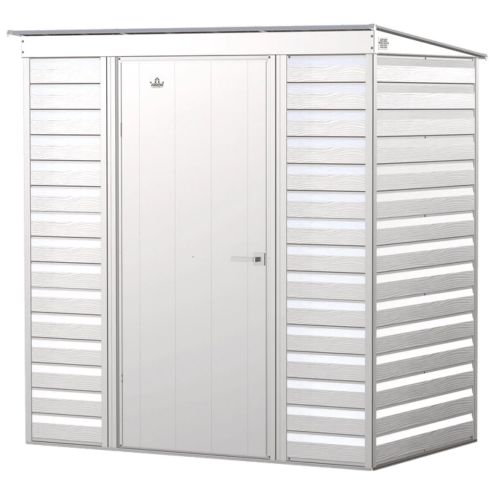 Arrow Select Steel Storage Shed, 6x4, Flute Grey 9 Arrow Select Steel Storage Shed, 6x4, Flute Grey - Image 7