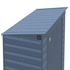 Arrow Select Steel Storage Shed, 10x4, Blue Grey 26 Arrow Select Steel Storage Shed, 10x4, Blue Grey -Shelterlogic scp84bg scp104bg detail image 01