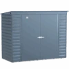Arrow Select Steel Storage Shed, 8x4, Blue Grey 2 Arrow Select Steel Storage Shed, 8x4, Blue Grey -Shelterlogic scp84bg silo image 01