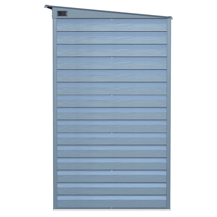 Arrow Select Steel Storage Shed, 8x4, Blue Grey 6 Arrow Select Steel Storage Shed, 8x4, Blue Grey - Image 4