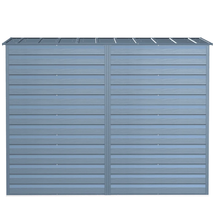 Arrow Select Steel Storage Shed, 8x4, Blue Grey 7 Arrow Select Steel Storage Shed, 8x4, Blue Grey - Image 5