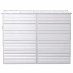 Arrow Select Steel Storage Shed, 8x4, Flute Grey 13 Arrow Select Steel Storage Shed, 8x4, Flute Grey -Shelterlogic scp84fg silo image 05