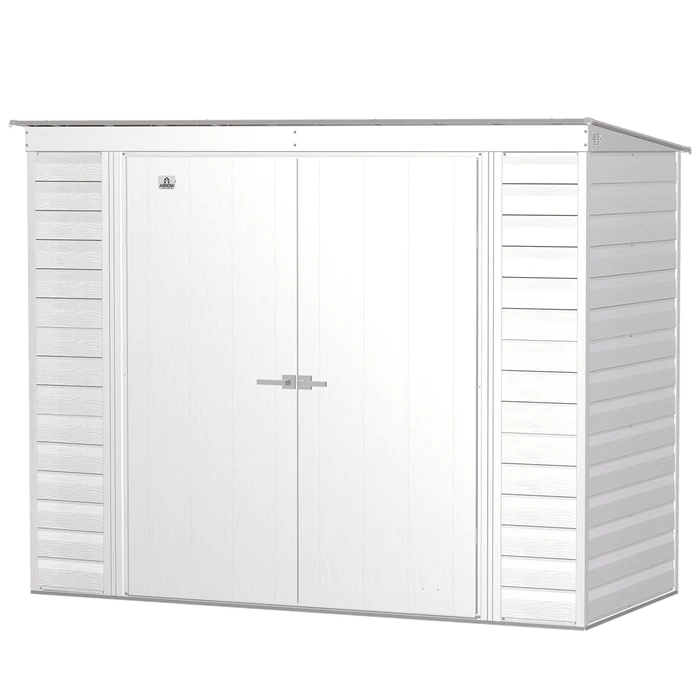 Arrow Select Steel Storage Shed, 8x4, Flute Grey 8 Arrow Select Steel Storage Shed, 8x4, Flute Grey - Image 6