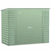 Arrow Select Steel Storage Shed, 8x4, Sage Green 2 Arrow Select Steel Storage Shed, 8x4, Sage Green -Shelterlogic scp84sg silo image 01