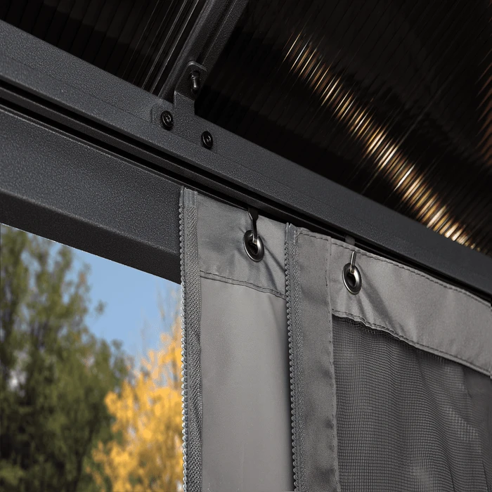 Sojag Pompano 10 Ft. X 12 Ft. Wall Gazebo 10 Sojag Pompano 10 Ft. X 12 Ft. Wall Gazebo - Image 8