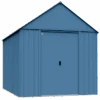 Arrow Classic Metal Shed, 12 X 17, Blue Grey