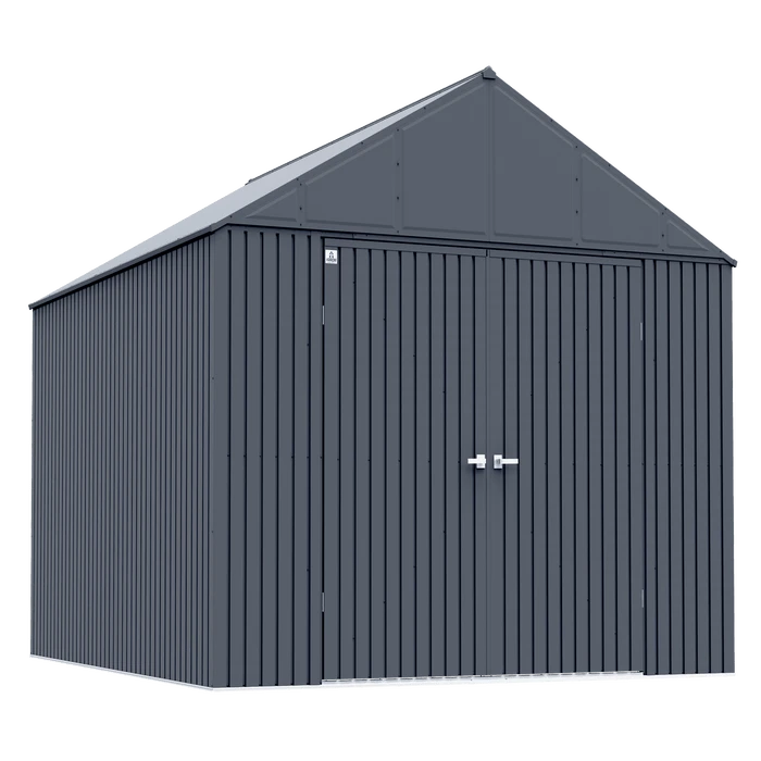 Arrow Elite Steel Storage Shed, 12x14, Anthracite 3 Arrow Elite Steel Storage Shed, 12x14, Anthracite