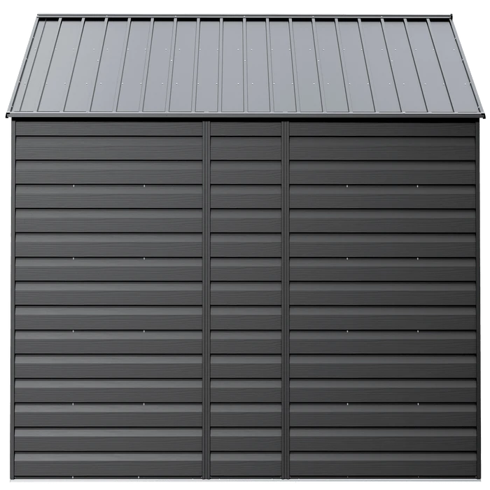 Arrow Select Steel Storage Shed, 12x14, Charcoal 6 Arrow Select Steel Storage Shed, 12x14, Charcoal - Image 4