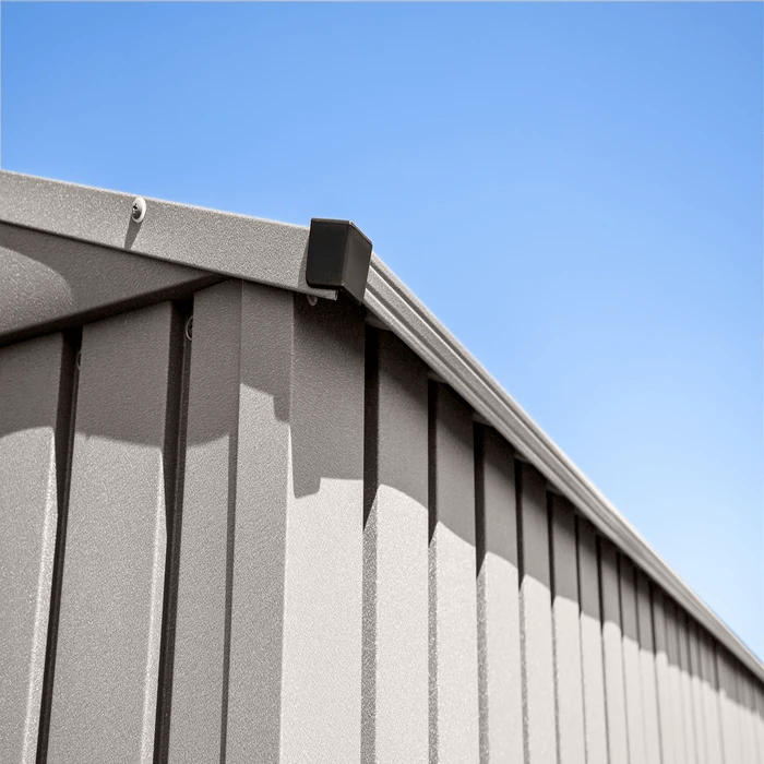 Arrow Elite Steel Storage Shed, 6x6, Cool Grey 11 Arrow Elite Steel Storage Shed, 6x6, Cool Grey - Image 9