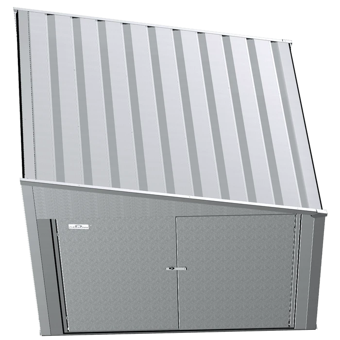 Yardsaver® 4 X 7 Ft Steel Storage Shed Pent Roof Galvalume® 5 Yardsaver® 4 X 7 Ft Steel Storage Shed Pent Roof Galvalume® - Image 3