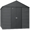 Arrow Select Steel Storage Shed, 14x14, Charcoal 1 Arrow Select Steel Storage Shed, 14x14, Charcoal -Shelterlogic tau3cb6oqglnhucnjxba