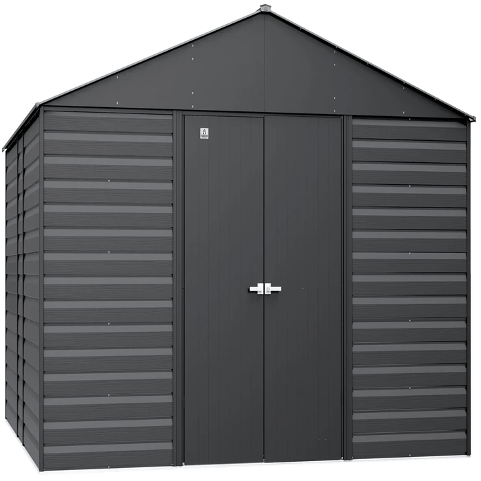 Arrow Select Steel Storage Shed, 14x14, Charcoal 3 Arrow Select Steel Storage Shed, 14x14, Charcoal