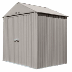 Arrow Elite Shed 8x6 Ft. Cool Grey Metal Shed 22 Arrow Elite Shed 8x6 Ft. Cool Grey Metal Shed -Shelterlogic tdomiyylugjho316d7az