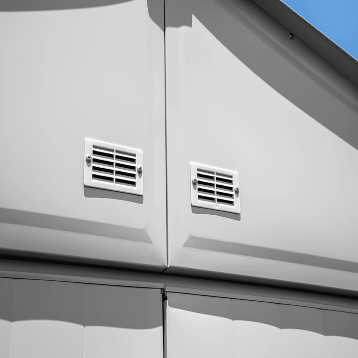 Arrow Select Steel Storage Shed, 12x17, Flute Grey 15 Arrow Select Steel Storage Shed, 12x17, Flute Grey - Image 13