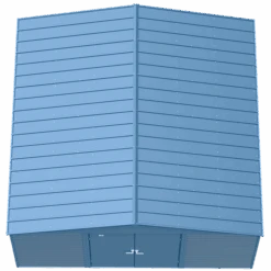 Arrow Select Steel Storage Shed, 14x14, Blue Grey 18 Arrow Select Steel Storage Shed, 14x14, Blue Grey -Shelterlogic tgqbjkrjrsfcf0wgqy1x